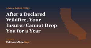 After a Declared Wildfire, Your Insurer Cannot Drop You for a Year — California News Now
